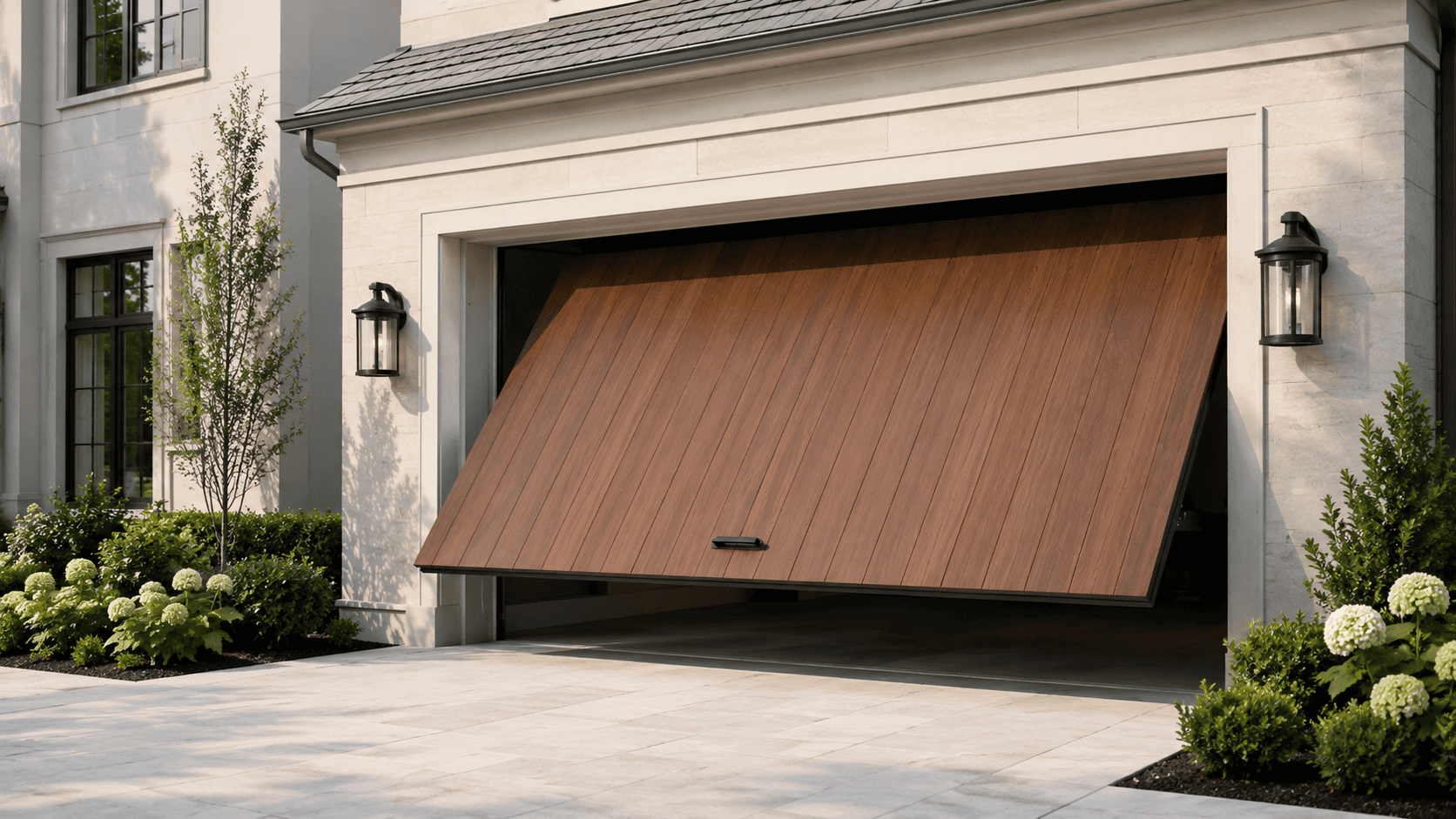 Garage door repair in progress — Collingwood